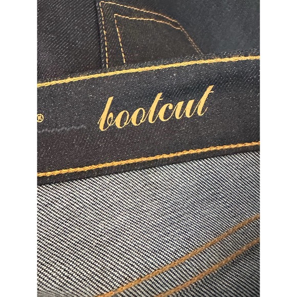 7 for all mankind blue dark wash bootcut women jeans size 28 - Picture 9 of 10